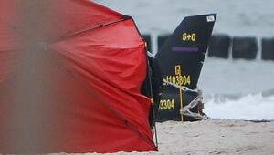 Militärdrohne am Strand von Rusinowo