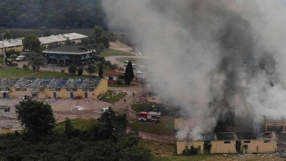 Explosionen in einer Feuerwerksfabrik in der Türkei