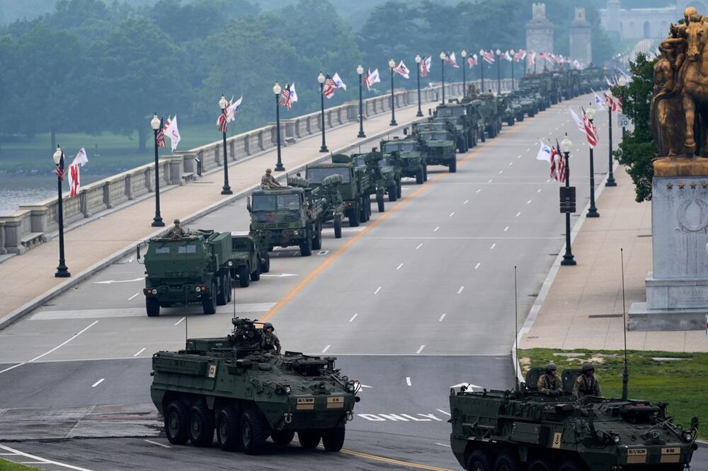 Militärparade in Washington