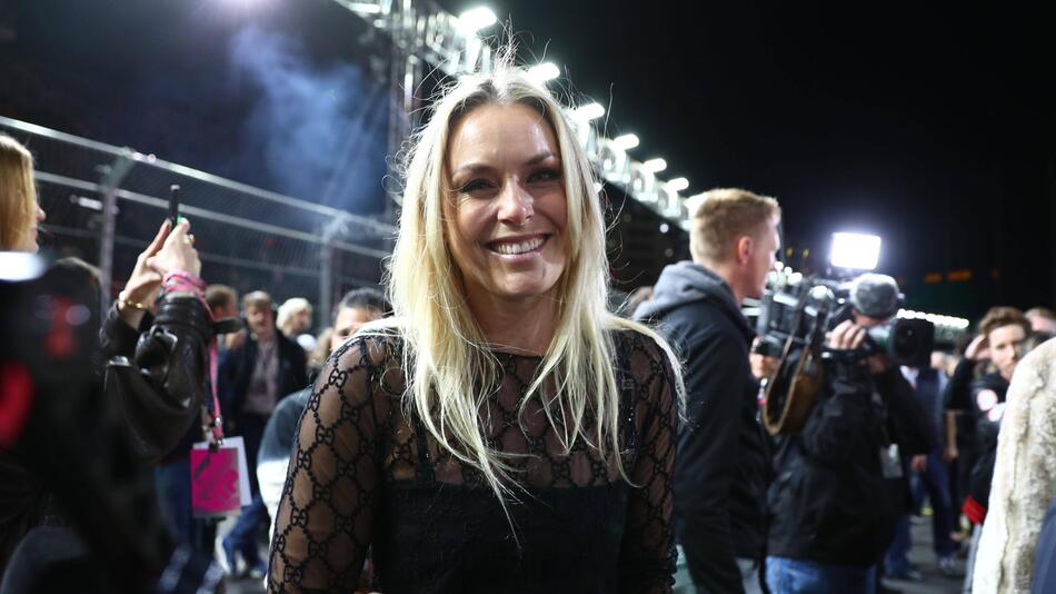 Lindsey Vonn beim Formel-1-Rennen in Las Vegas.