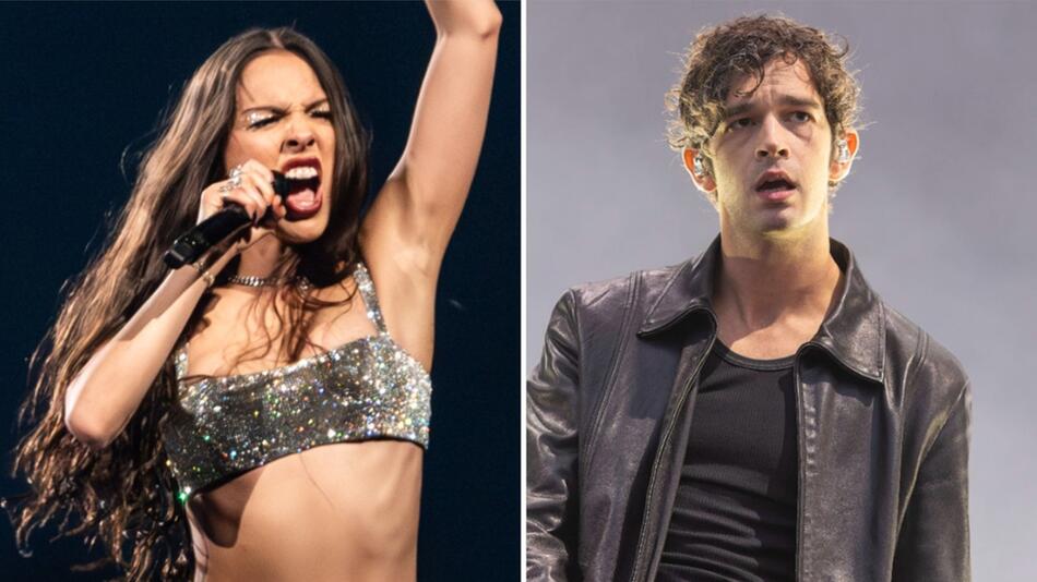 Olivia Rodrigo sowie Matty Healy und seine Band The 1975 gehören zu den Headlinern von Glastonbury.