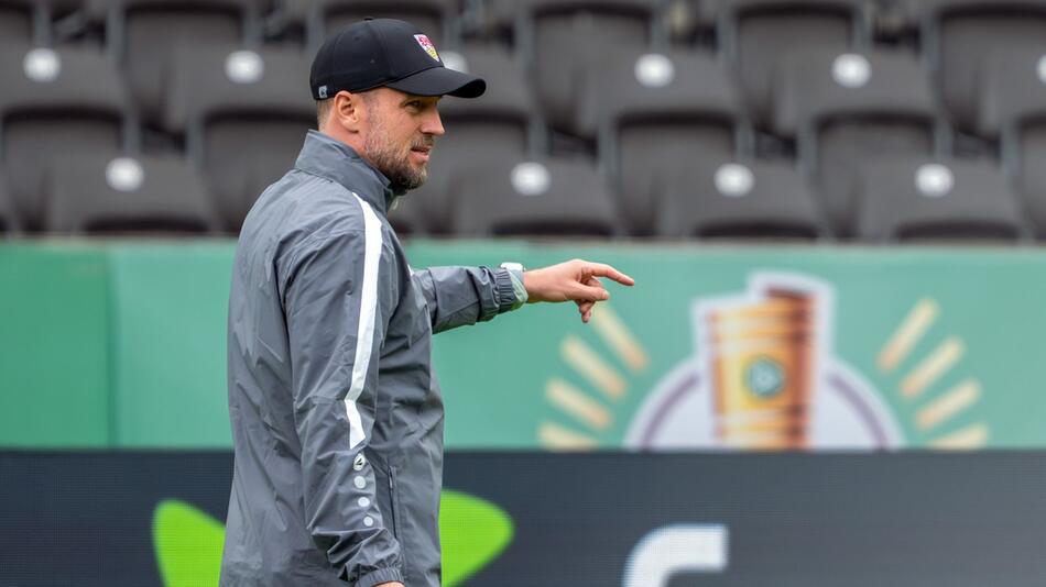 Vor dem DFB-Pokalfinale - Training VfB Stuttgart