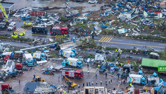 Unwetter in China