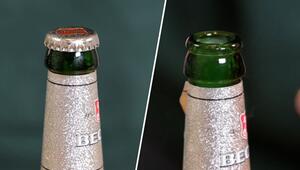 Mit einem einfachen Trick: Bierflasche ohne Öffner aufmachen