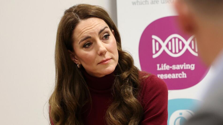 Prinzessin Kate vor wenigen Tagen während eines Besuchs des Royal Marsden Hospital.