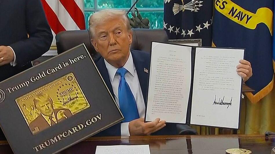 Eine Million Dollar: Trump startet Gold-Visa-Programm für Superreiche