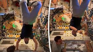 Kein Ruhetag im All: NASA-Astronaut trainiert kopfüber auf der ISS