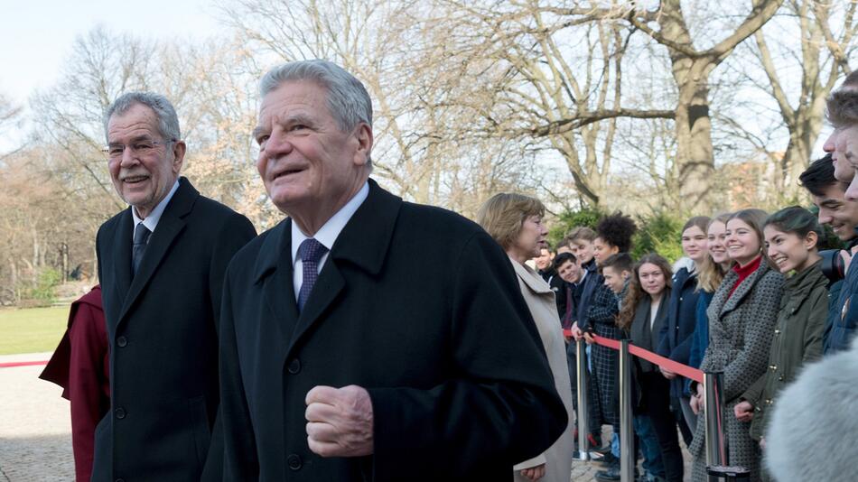 Alexander Van der Bellen bei Joachim Gauck in Berlin