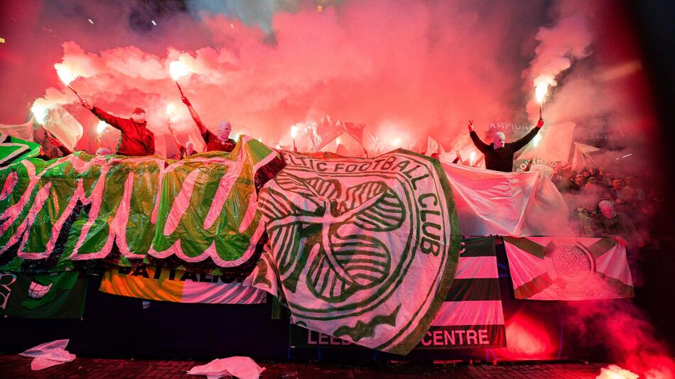 Die Celtic-Fans beim Spiel in Dortmund im Oktober 2024.