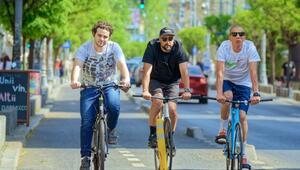 Fahrrad nebeneinander fahren