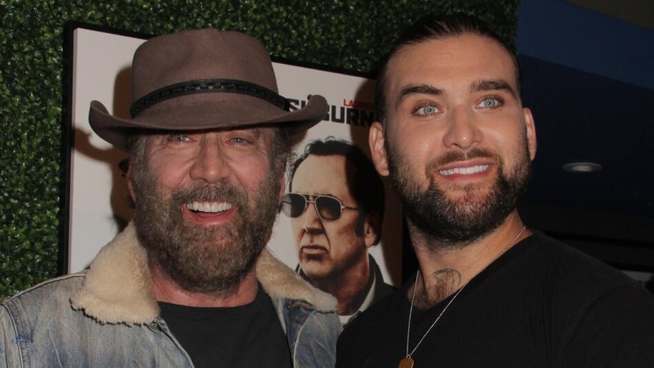 Zwei Männer, neun Ehen: Nicolas Cage und Sohn Weston.