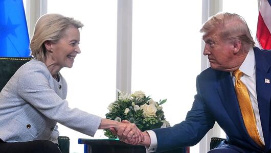 US-Präsident Trump und EU-Kommissionschefin von der Leyen
