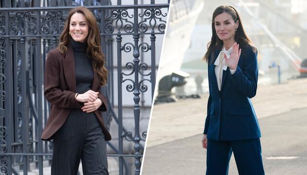 Prinzessin Kate und Königin Letizia