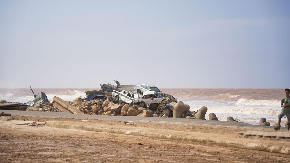 Unwetter in Libyen - Tausende Tote erwartet