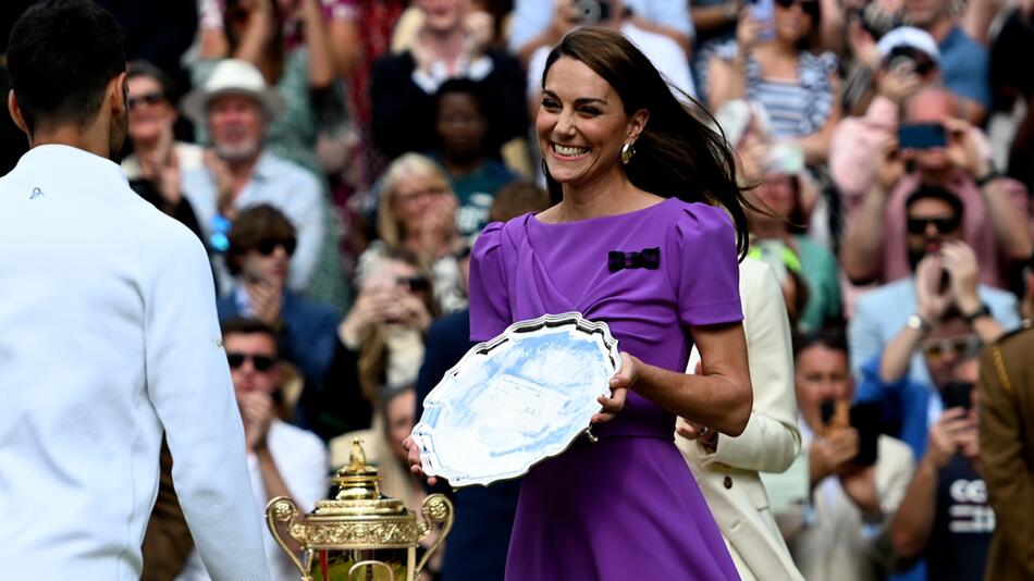 Überraschungsauftritt: Damit sorgt Herzogin Catherine in Wimbledon für Aufsehen