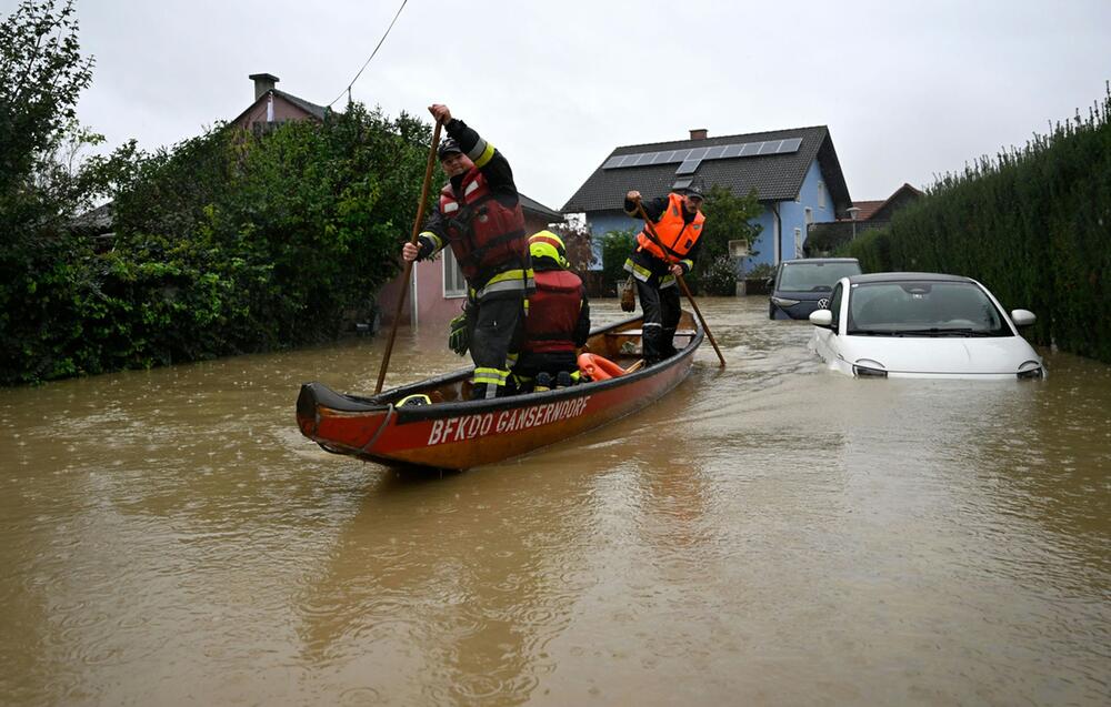 Hochwasser in Österreich