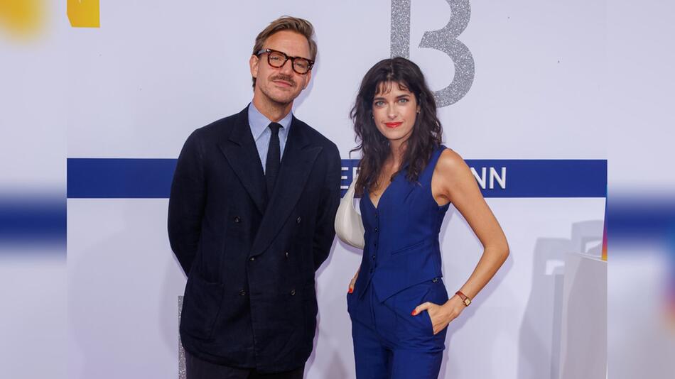 Sebastian Tigges und Marie Nasemann bei der Bertelsmann-Party in Berlin.