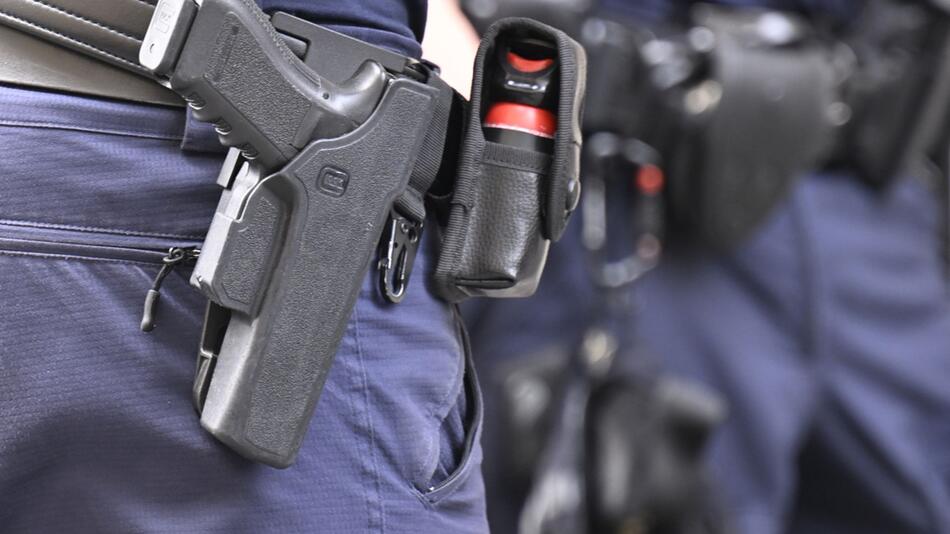 Schusswaffe der Polizei