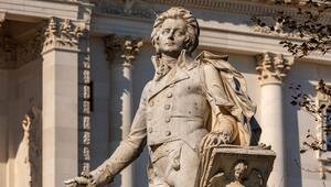 Statue von Wolfgang Amadeus Mozart in Wien