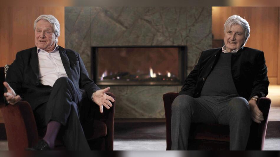 "Trophy Men - Die Erfindung der UEFA Champions League": Klaus Hempel (l.) und Jürgen Lenz ...