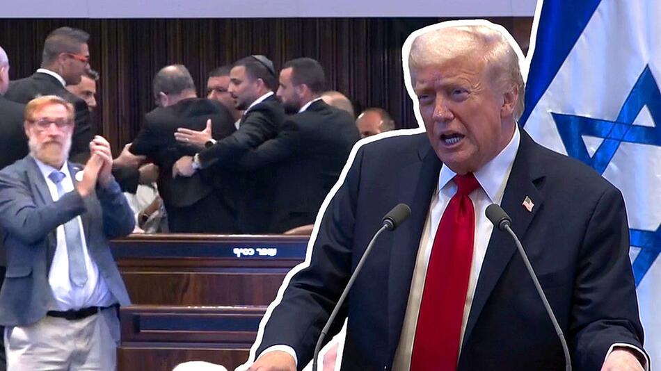 Zwischenfall bei Trumps Rede vor der Knesset: Abgeordnete aus Parlament entfernt
