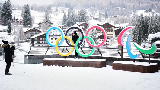 Vor den Olympischen Winterspielen in Italien