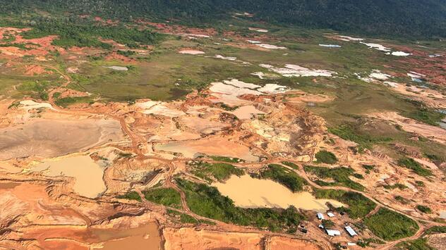 Illegaler Goldabbau im Amazonas