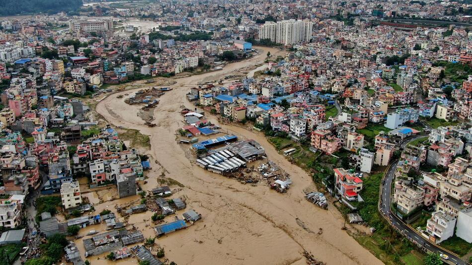 Überschwemmungen in Nepal