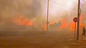 Menschen fliehen vor riesiger Flammenfront: Waldbrand verwüstet Urlaubsregion in Spanien