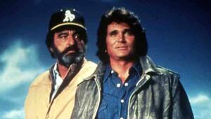 Victor French (l.) und Michael Landon spielten die Hauptrollen in "Ein Engel auf Erden"