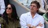 Brad Pitt und Ines de Ramon auf der Tribüne in Roland-Garros.