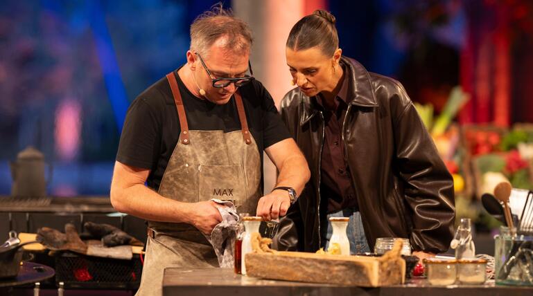 Max Steigl und Laura Wontorra