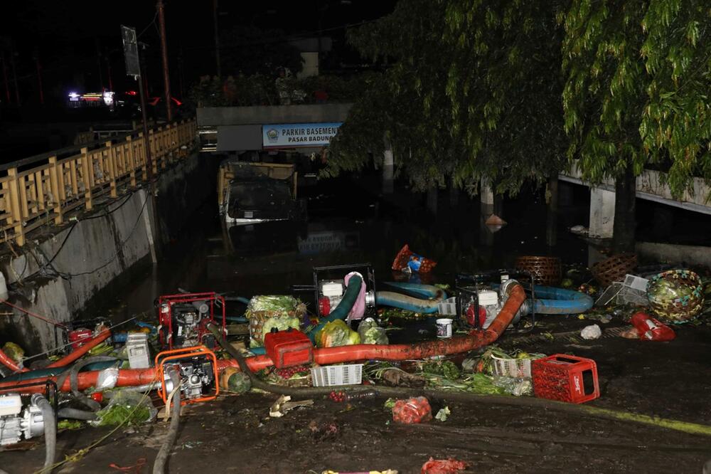 Überschwemmungen auf Bali