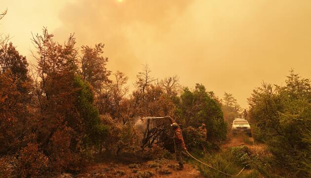 Waldbrände in Argentinien