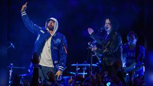 Eminem und Jack White: Die heimlichen Stars beim Lions-Packers-Spiel.