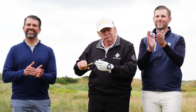 US-Präsident Trump in Schottland