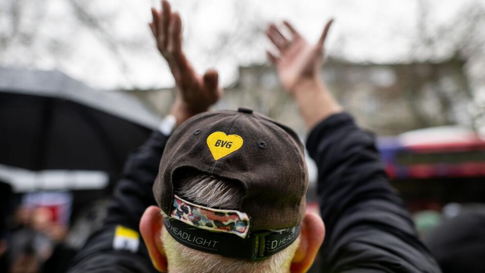 Verdi-Warnstreik bei der BVG