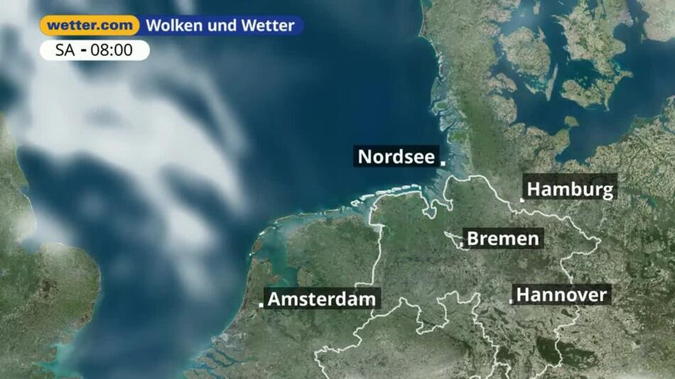 "Nordsee: Dein Wetter für Deine Region!"