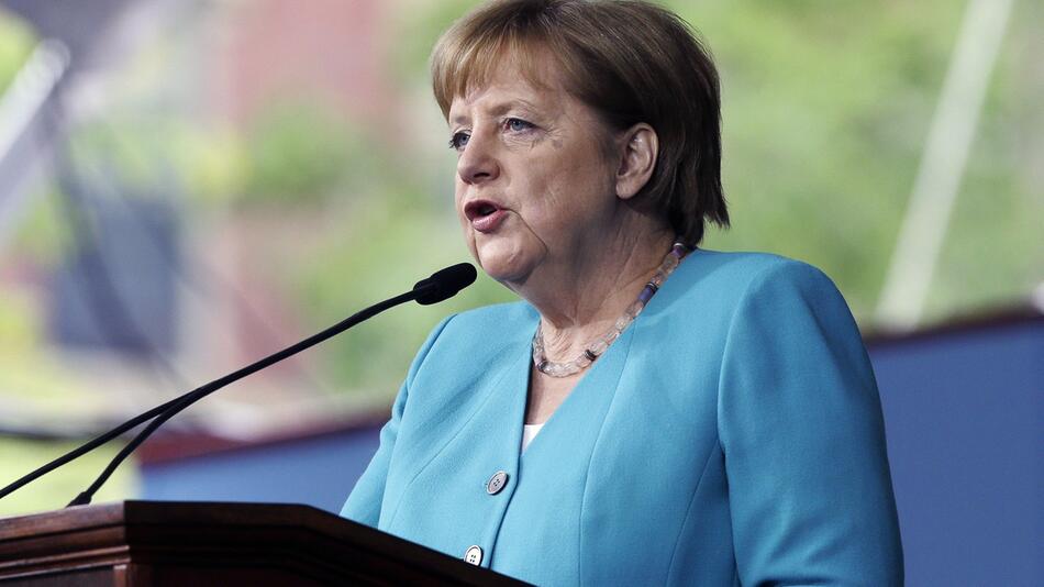 Merkel Ehrengast der Universität Harvard in Cambridge