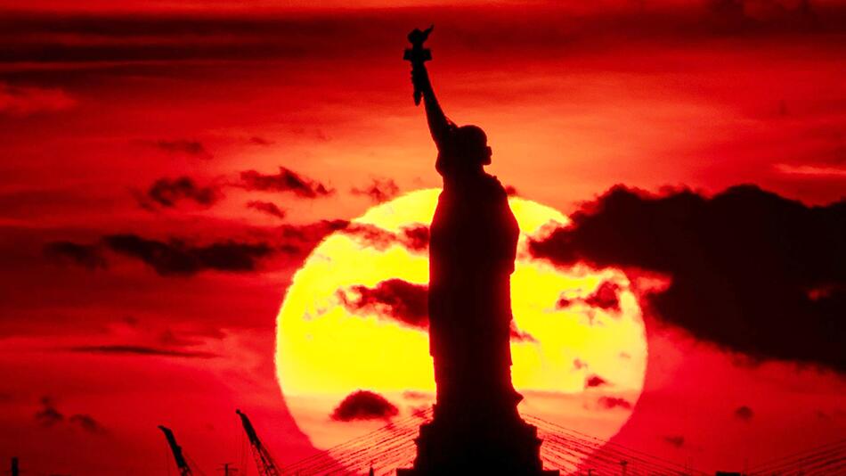 Sonnenuntergang in New York