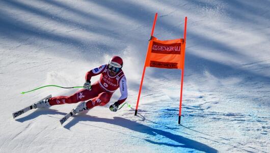 Vincent Kriechmayr auf dem Weg zu seinem 20. Weltcupsieg