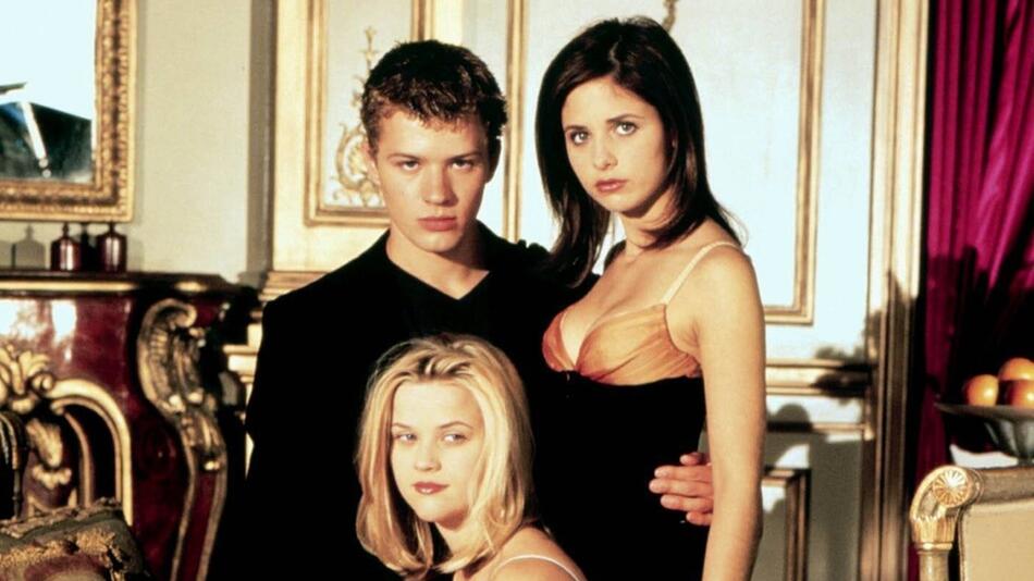 Ryan Phillippe, Reese Witherspoon und Sarah Michelle Gellar im Film "Eiskalte Engel" von 1999.