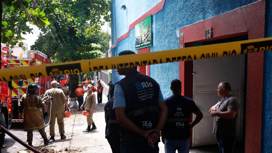 Kurz vor Karneval in Rio de Janeiro: Brand in Kostüm-Fabrik