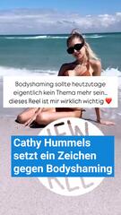 Cathy Hummels setzt im Bikini ein Zeichen gegen Bodyshaming