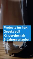 Mit 9 Jahren verheiratet: Gesetzesänderung soll Kinderehen im Irak erlauben