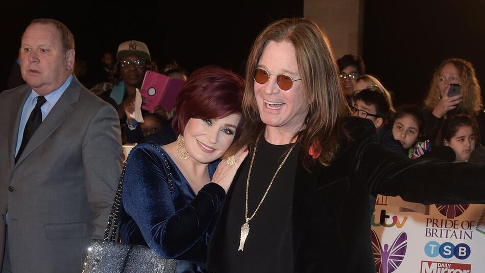 Durfte leider nicht aufs Piratenschiff von Johnny Depp: Ozzy Osbourne mit seiner Frau Sharon.