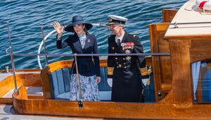 Mary und Frederik konnten den Saisonstart auf dem Wasser sichtlich genießen.