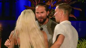 Eskalation zwischen Gina-Lisa Lohfink, Maurice Dziwak (M.) und Eric Stehfest.