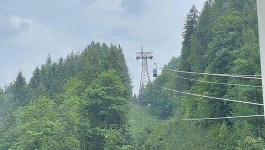 19 Personen stecken nach Unwetter in Dornbirner Seilbahn fest