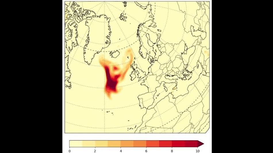 Isländische Schwefeldioxidwolke erreicht Europa